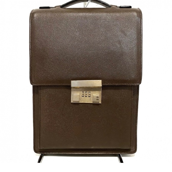 Authentic Bally briefcase crossbody. Genuine item. Brown leather. - Picture 1 of 8